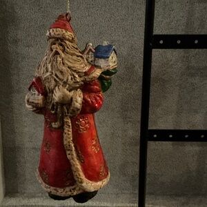 Festive Red Santa Ornament